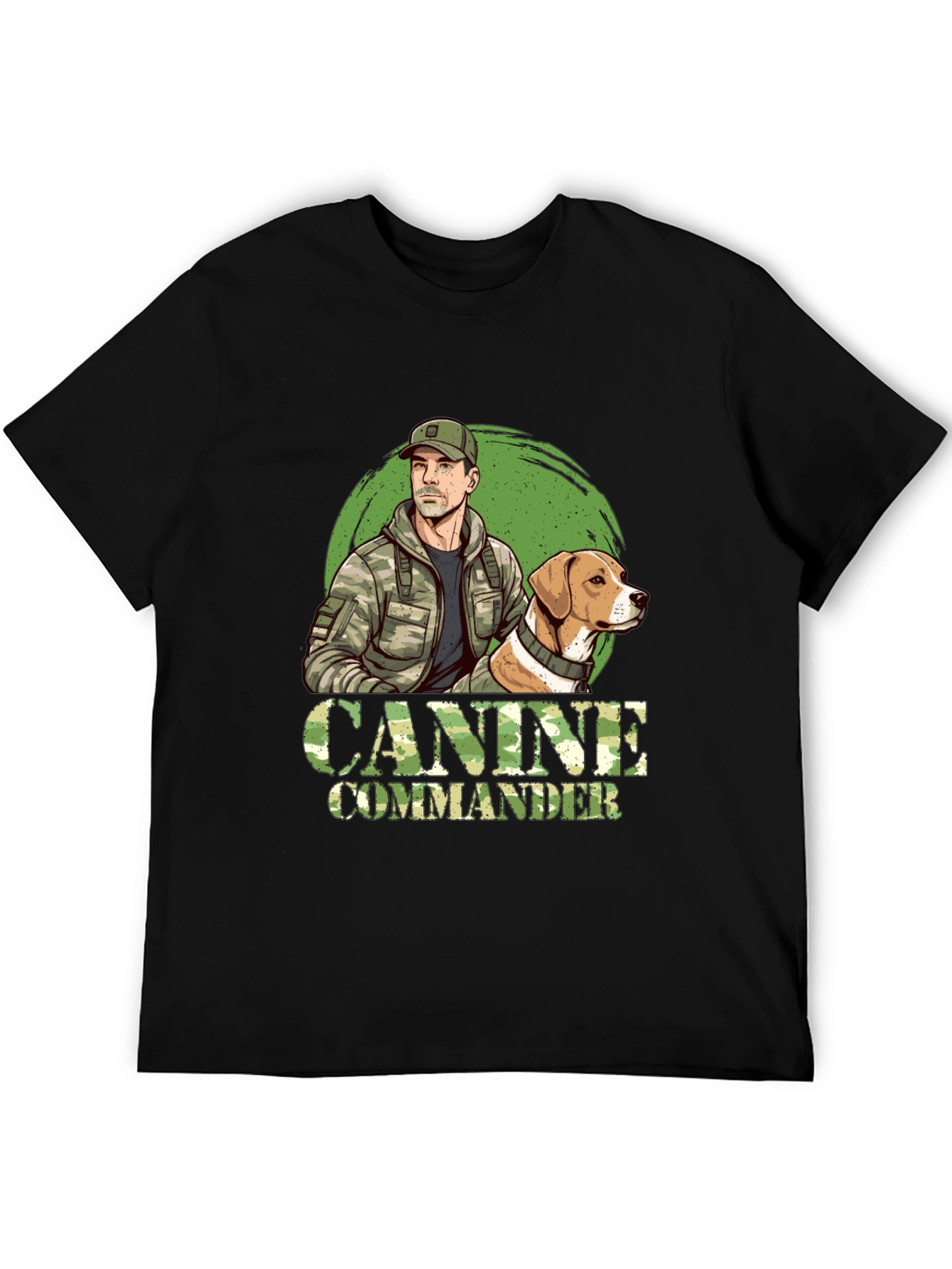 Canine Commander Graphic T-Shirt