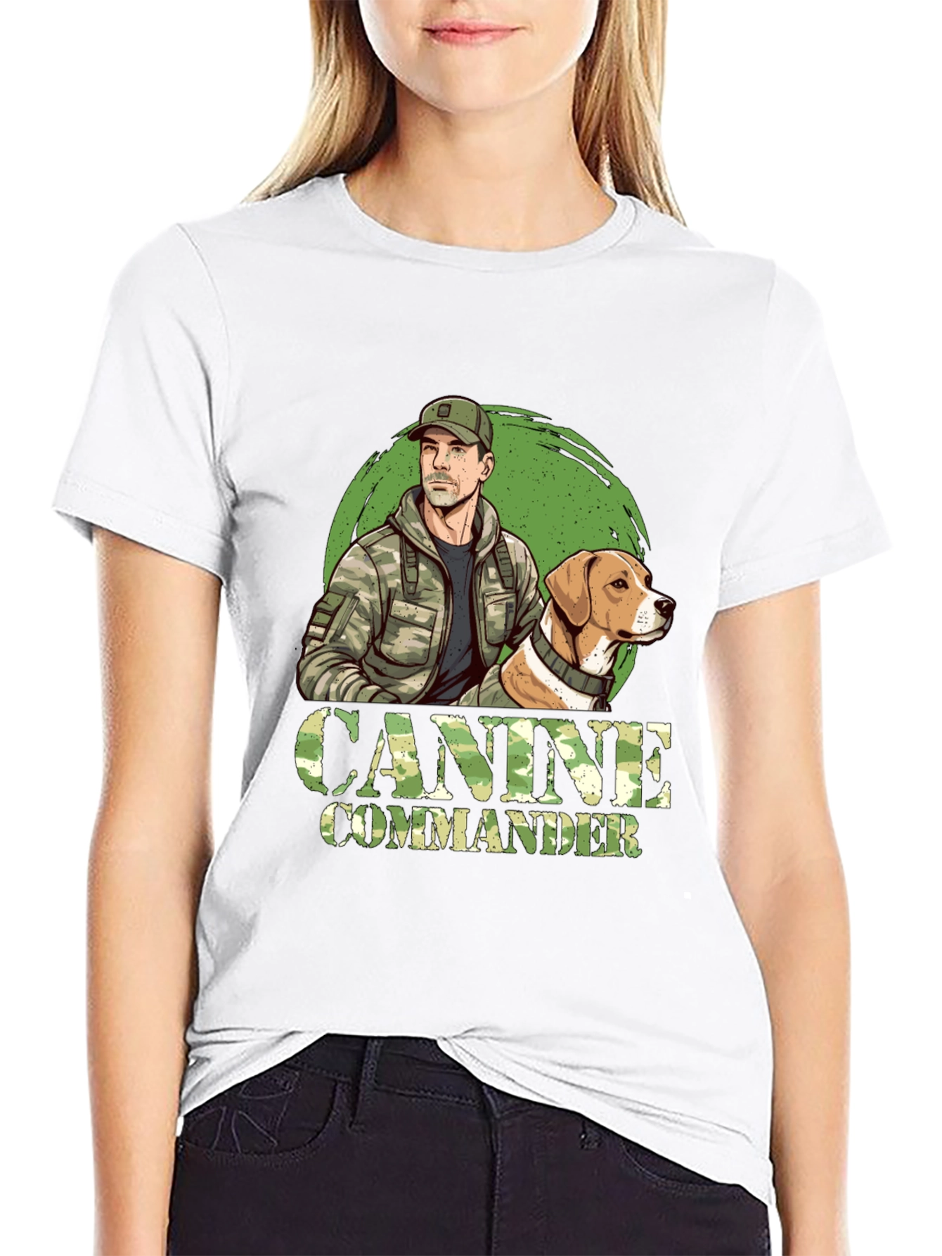 Canine Commander Graphic T-Shirt
