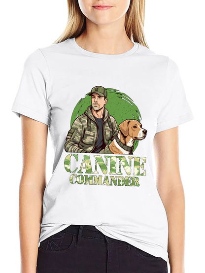 Canine Commander Graphic T-Shirt