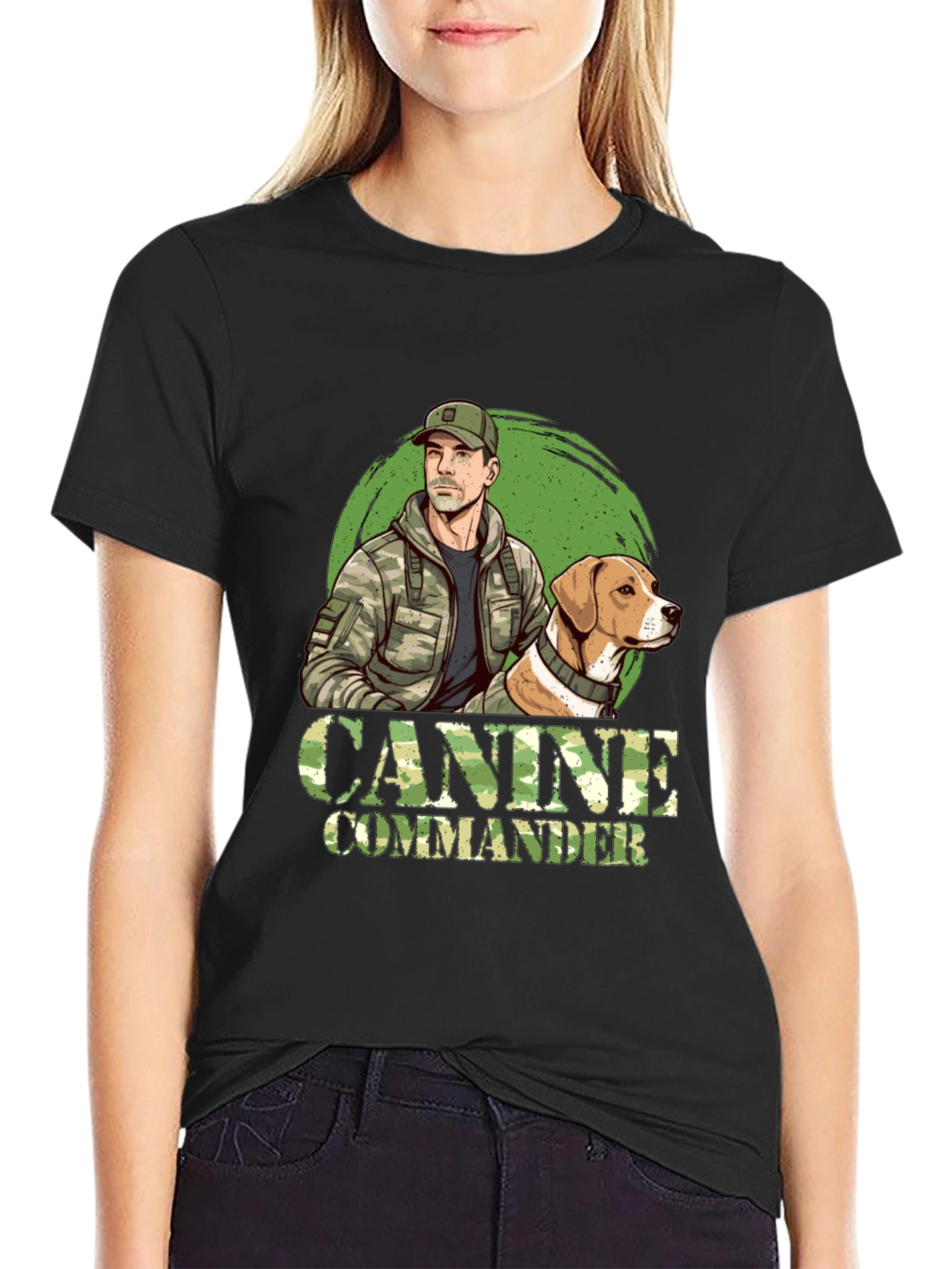 Canine Commander Graphic T-Shirt