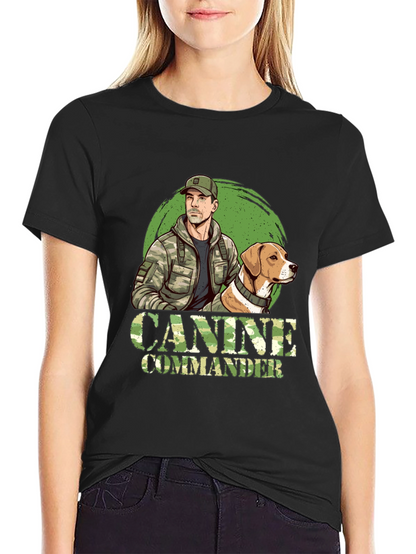 Canine Commander Graphic T-Shirt