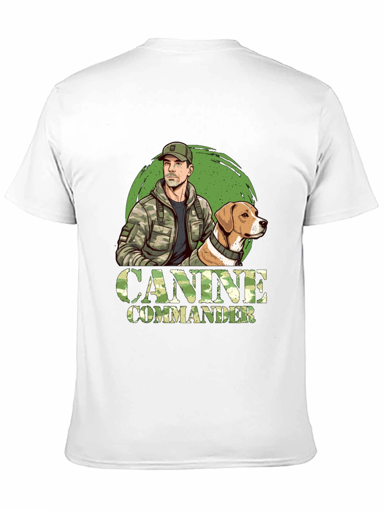 Canine Commander Graphic T-Shirt