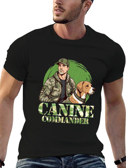 Canine Commander Graphic T-Shirt