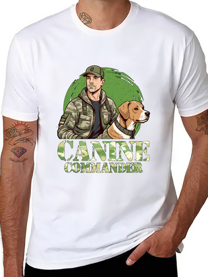 Canine Commander Graphic T-Shirt