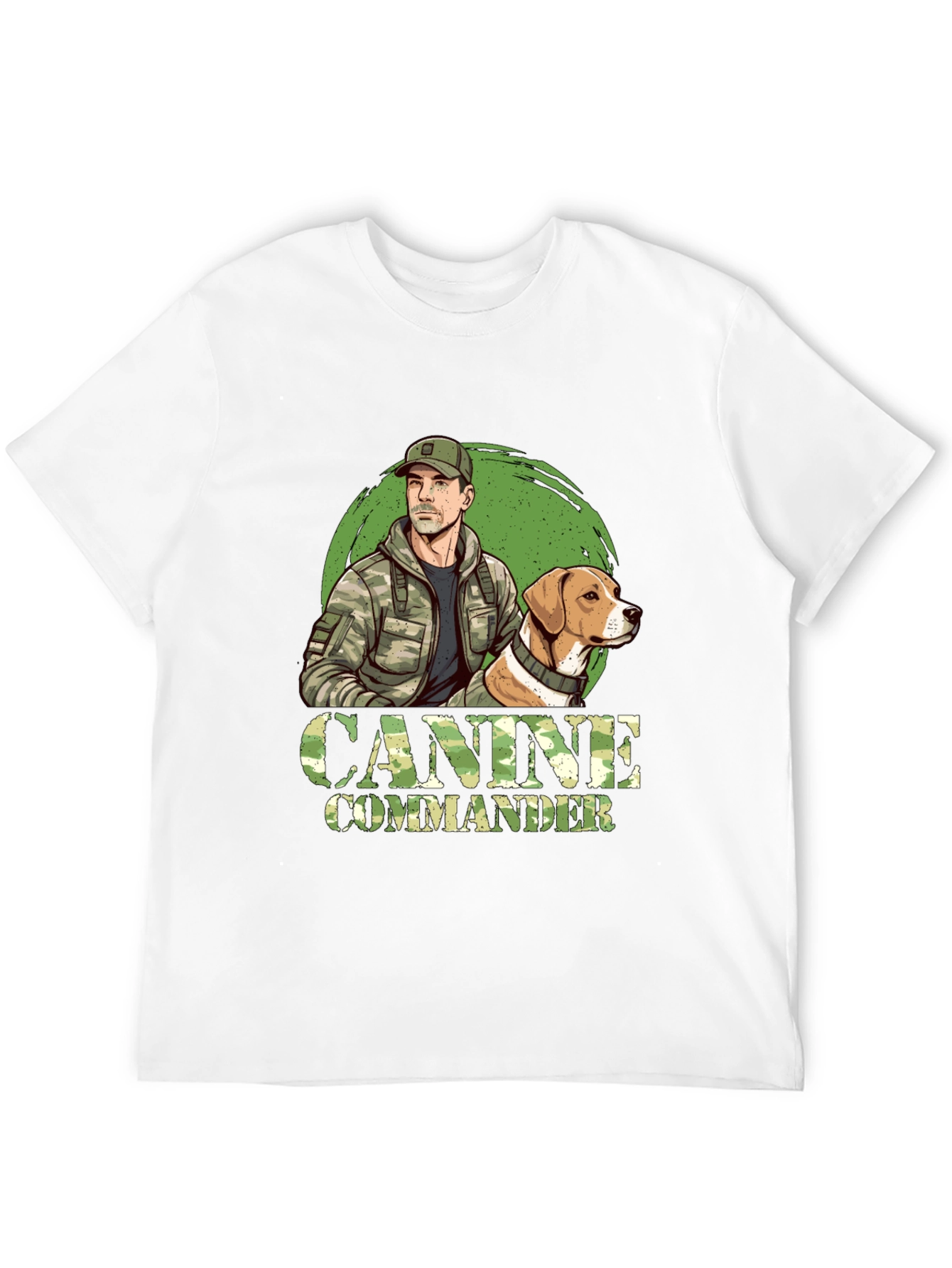 Canine Commander Graphic T-Shirt