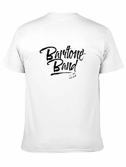 Baritone Band Black Graphic Tee Shirt for Men