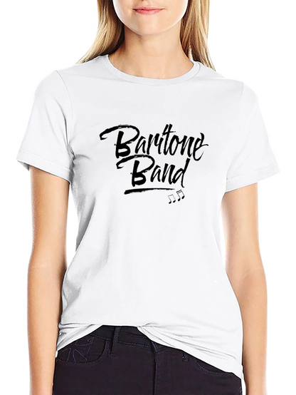 Baritone Band Black Graphic Tee Shirt for Men
