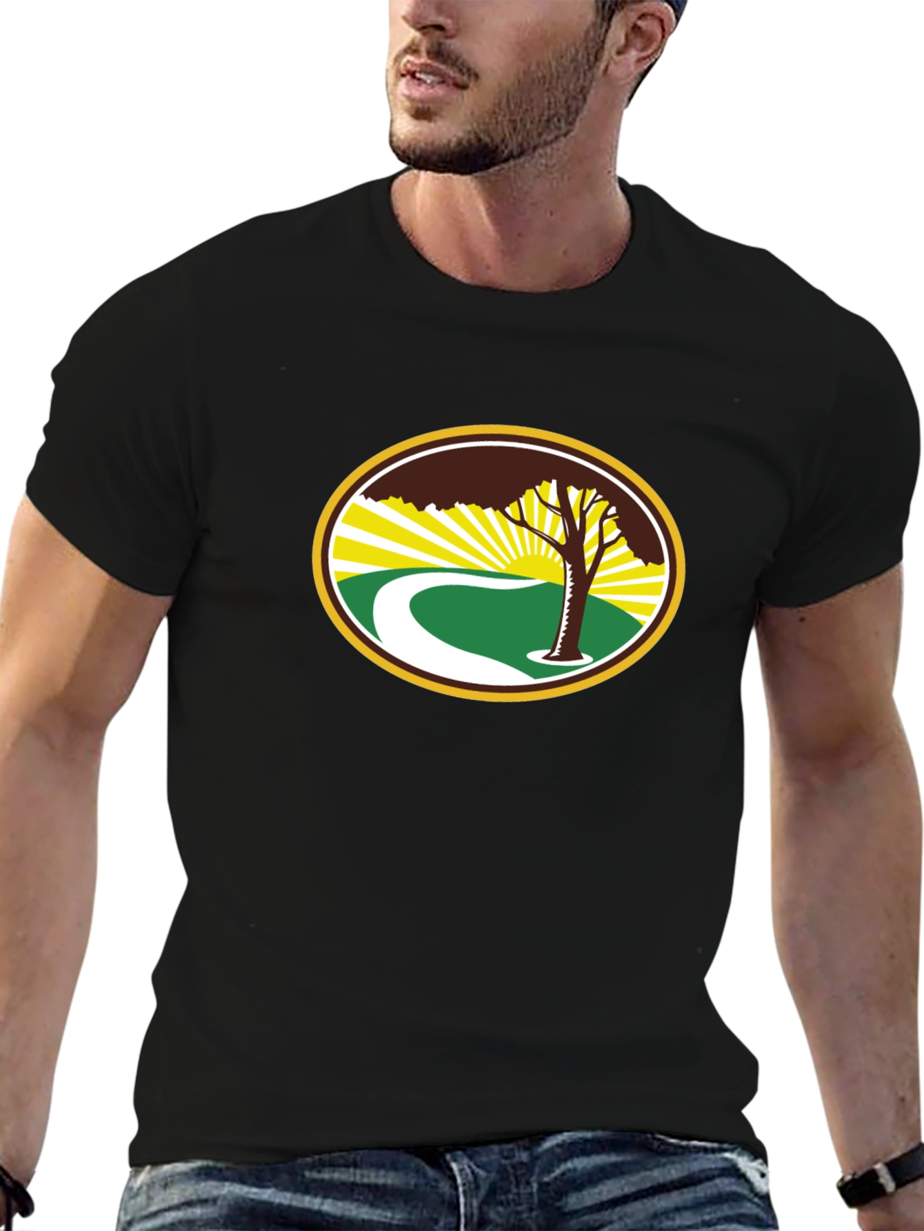 Natures Path Black T-Shirt - Stylish Graphic Tee