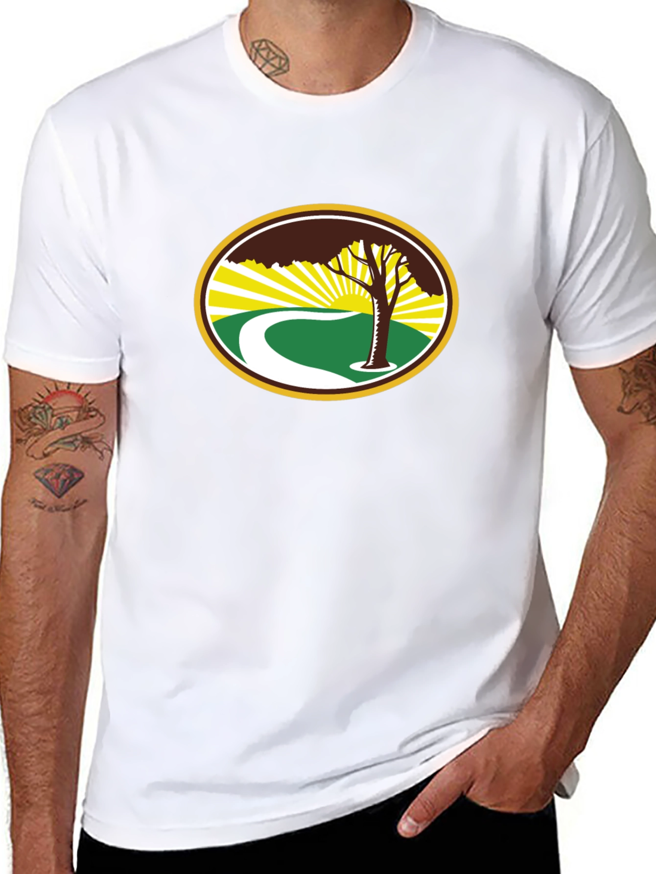 Natures Path Black T-Shirt - Stylish Graphic Tee