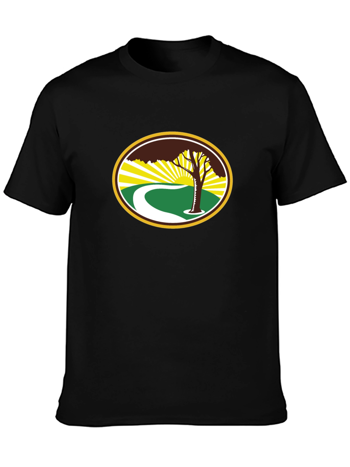 Natures Path Black T-Shirt - Stylish Graphic Tee