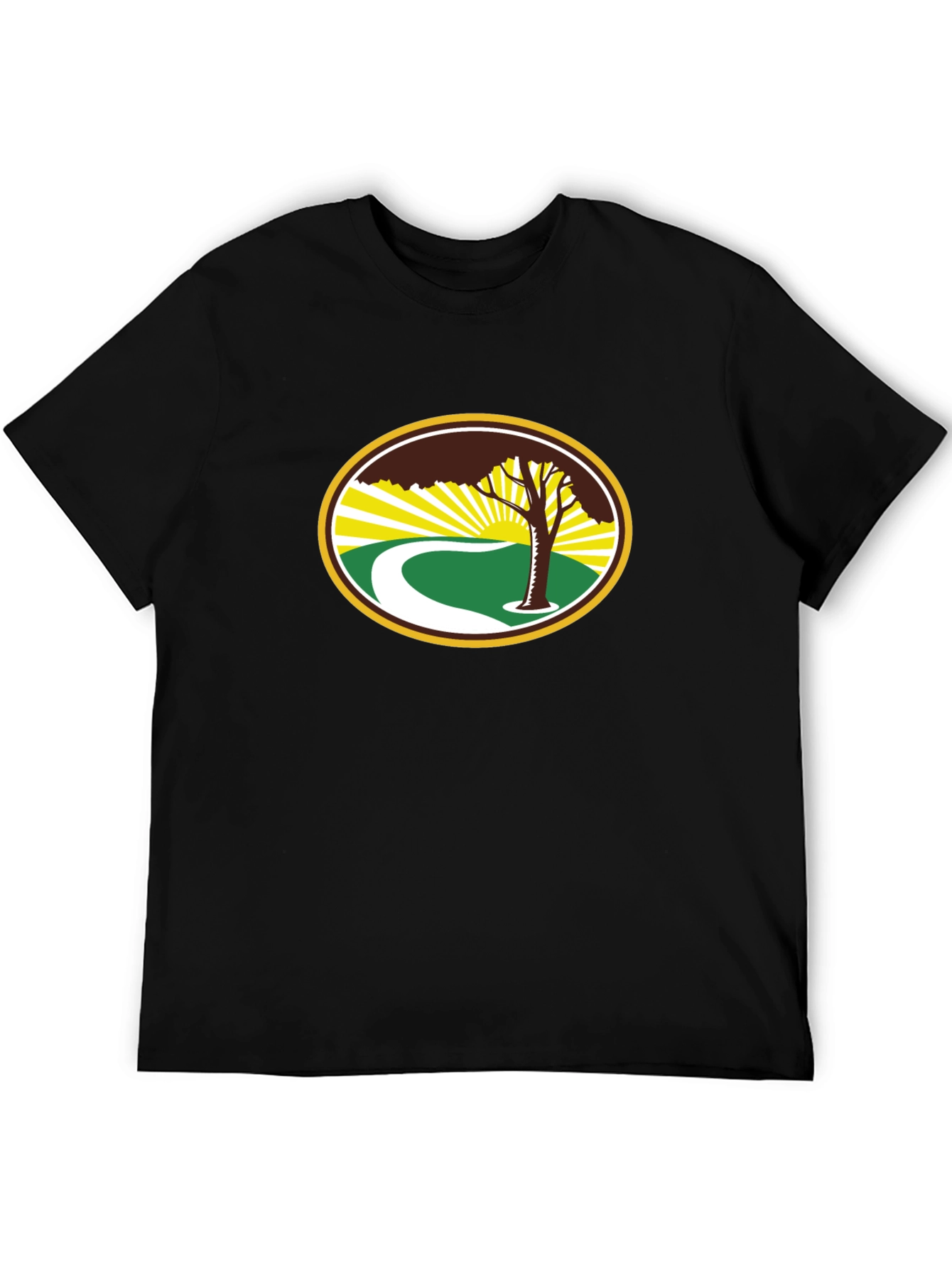 Natures Path Black T-Shirt - Stylish Graphic Tee