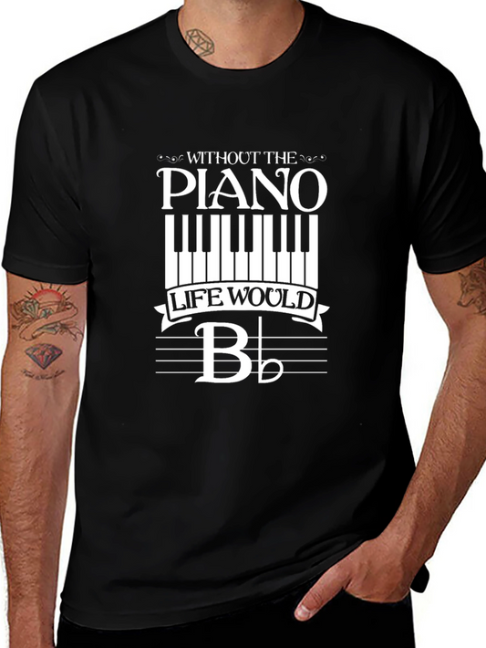Piano T-Shirt: Music Lover Tee