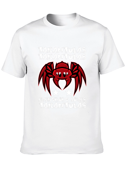 Tarantula Lover Black T-Shirt Graphic Tee