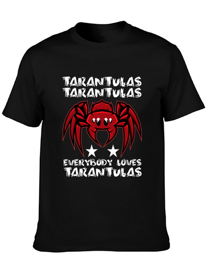 Tarantula Lover Black T-Shirt Graphic Tee