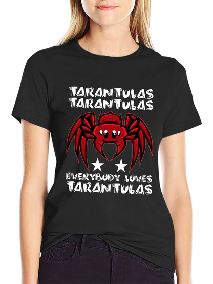 Tarantula Lover Black T-Shirt Graphic Tee
