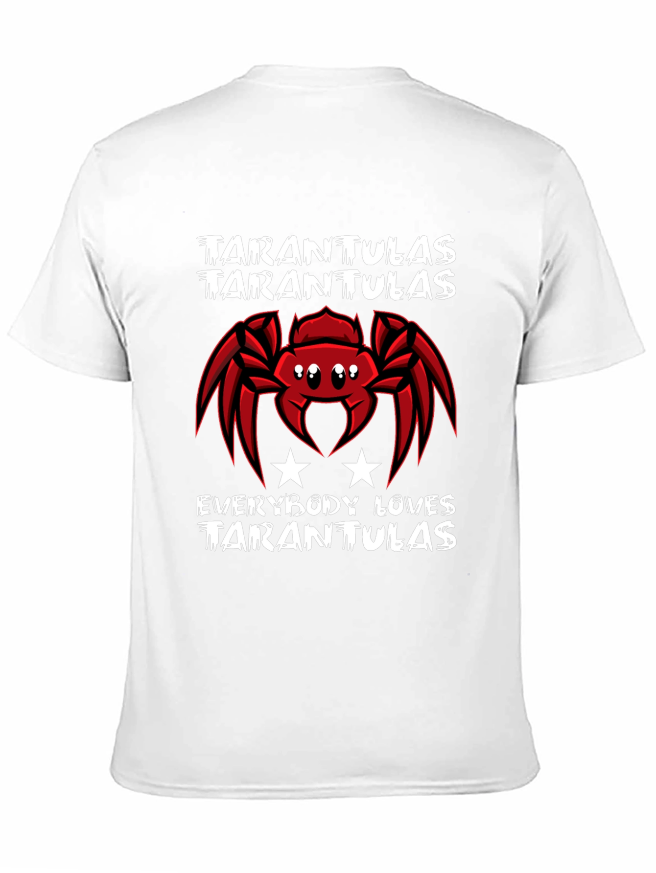 Tarantula Lover Black T-Shirt Graphic Tee