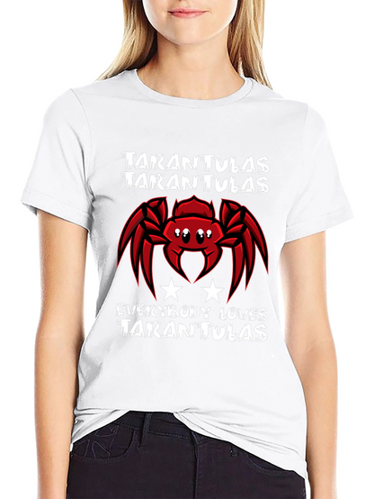 Tarantula Lover Black T-Shirt Graphic Tee