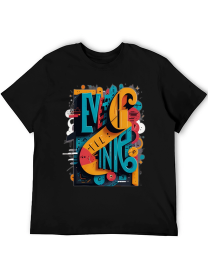 Cool Urban Art Graphic Print T-Shirt