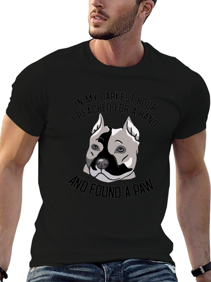 Dog Lover T-Shirt - In My Darkest Hour
