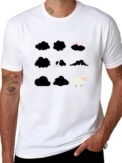Black Cloud Sheep T-Shirt - Unique & Stylish