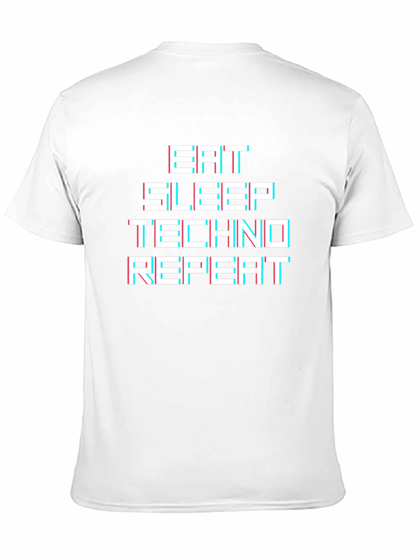 Eat Sleep Techno Repeat Graphic Tee