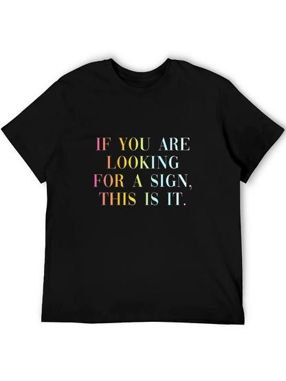 Inspirational Quote Graphic Tee - Unisex Black T-Shirt