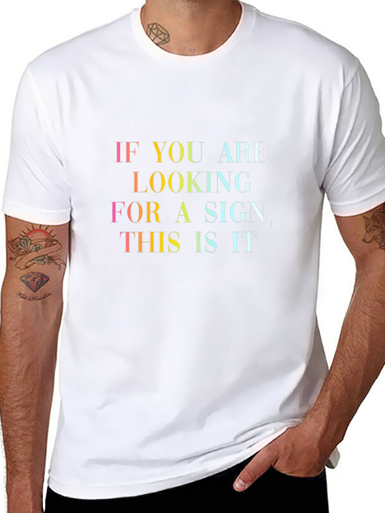 Inspirational Quote Graphic Tee - Unisex Black T-Shirt