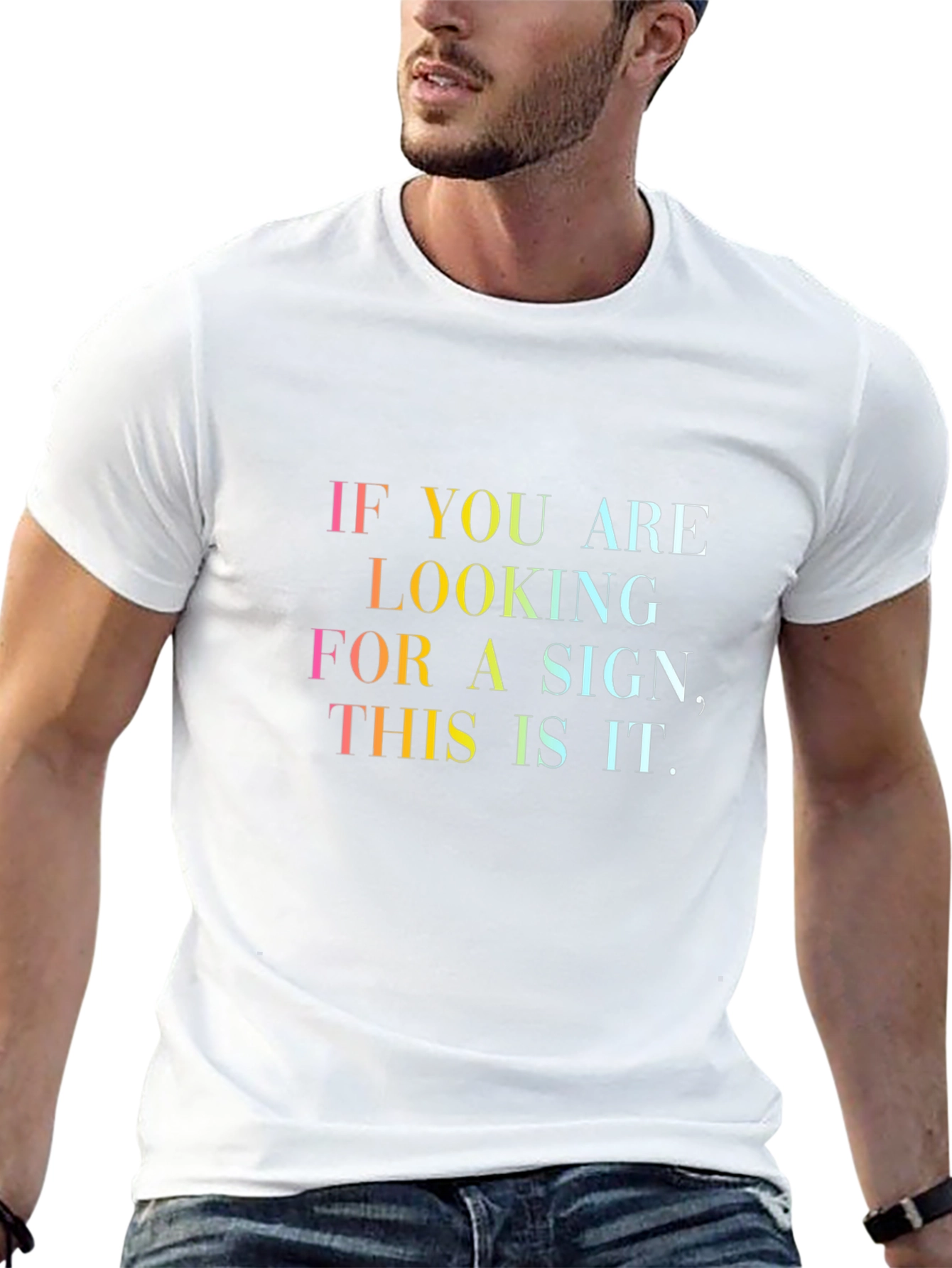 Inspirational Quote Graphic Tee - Unisex Black T-Shirt
