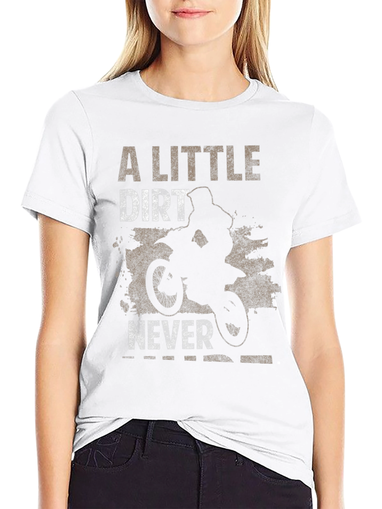 Dirt Bike T-Shirt - A Little Dirt Never Hurt