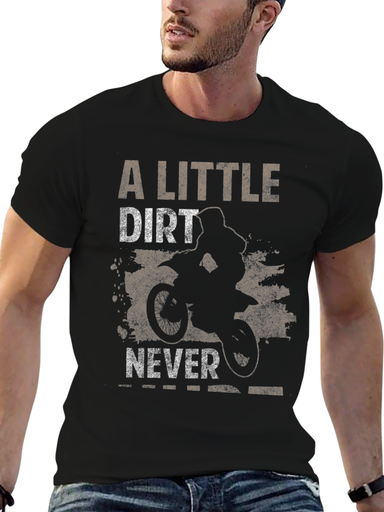 Dirt Bike T-Shirt - A Little Dirt Never Hurt