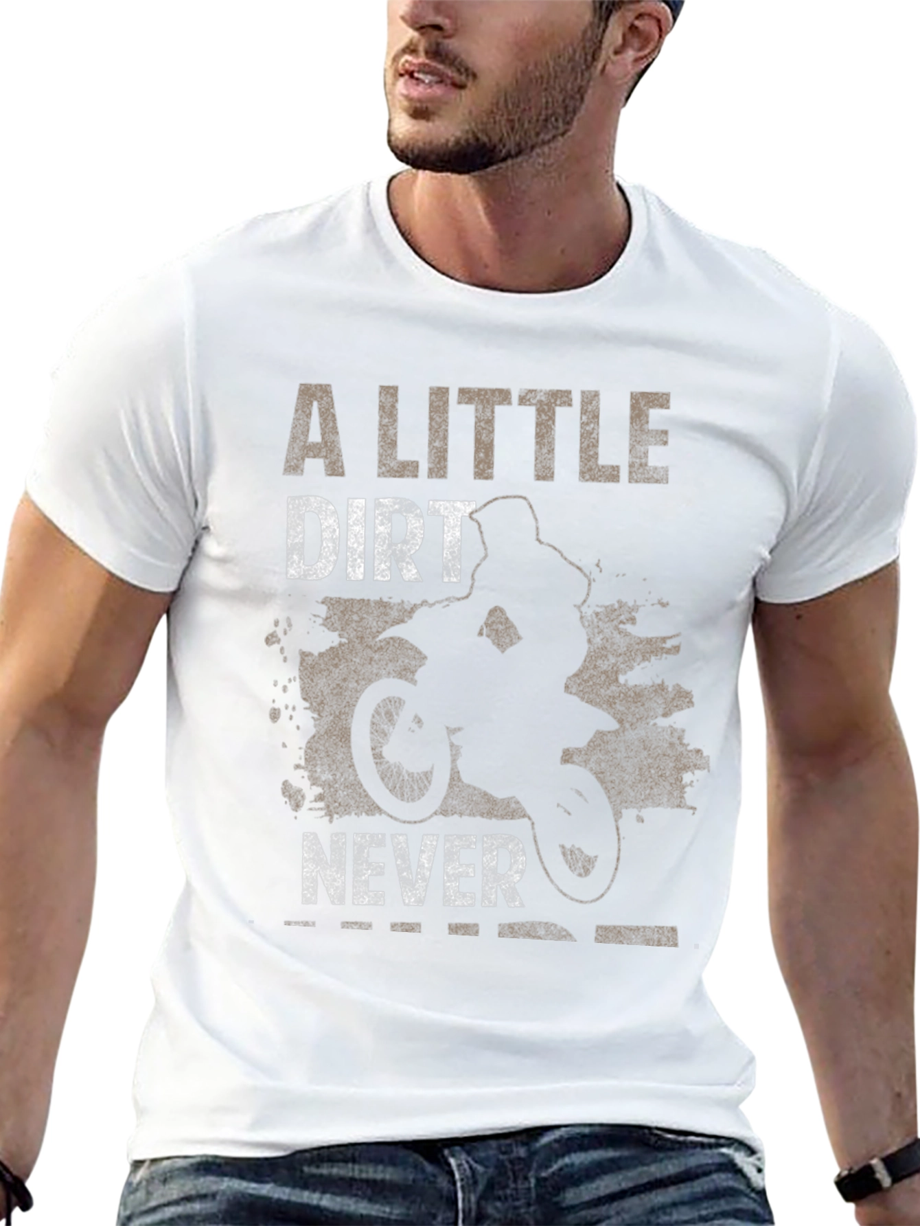 Dirt Bike T-Shirt - A Little Dirt Never Hurt