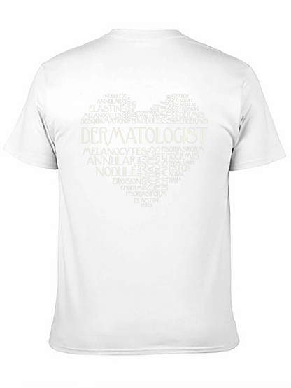 Dermatologist Heart Word Art T-Shirt