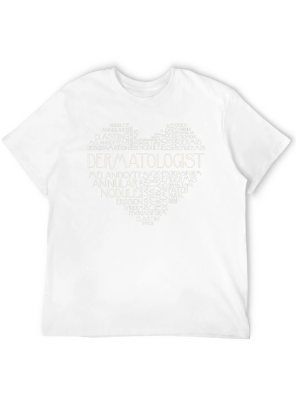 Dermatologist Heart Word Art T-Shirt