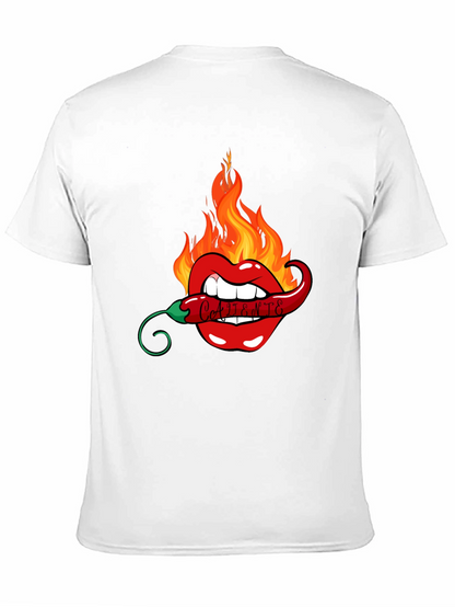 Spicy Lips Graphic Tee - Black