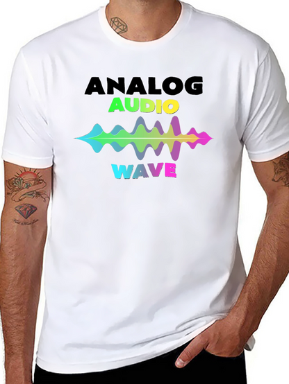 Analog Audio Wave Graphic Tee
