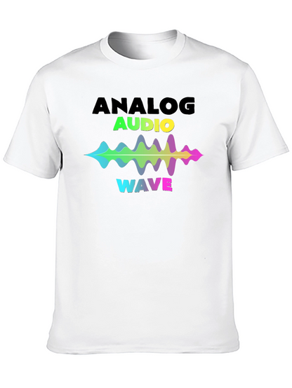 Analog Audio Wave Graphic Tee