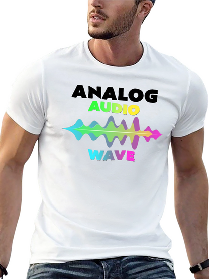 Analog Audio Wave Graphic Tee