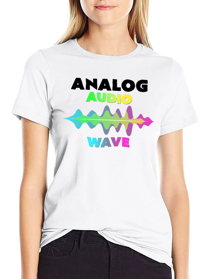 Analog Audio Wave Graphic Tee