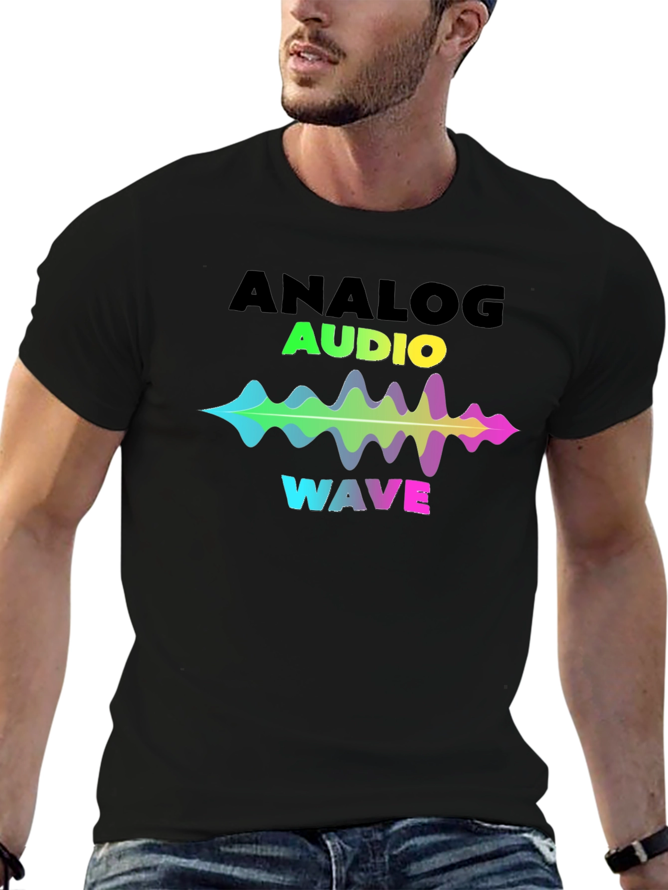 Analog Audio Wave Graphic Tee