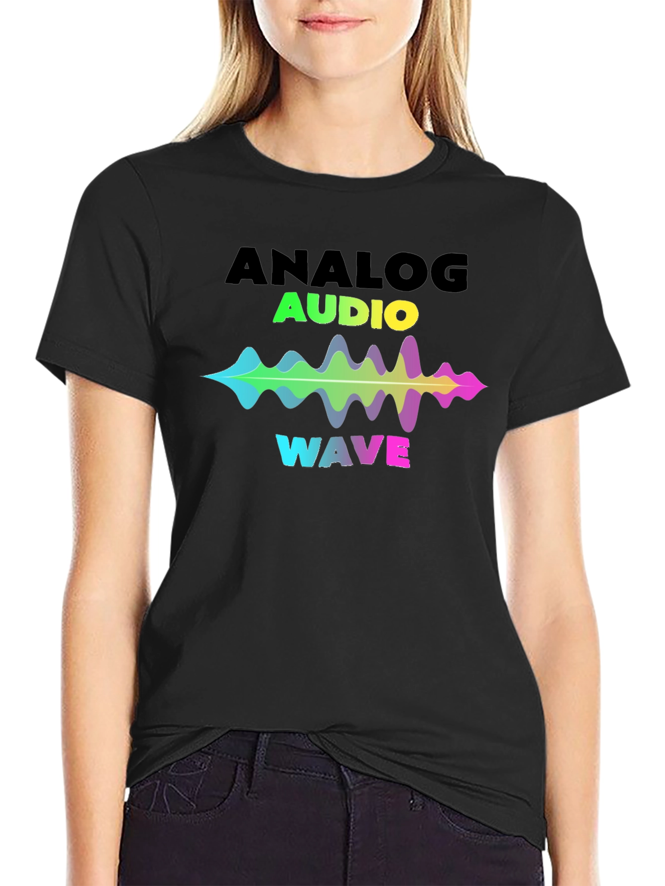 Analog Audio Wave Graphic Tee