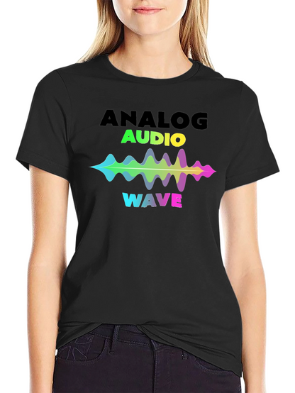Analog Audio Wave Graphic Tee