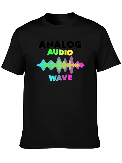 Analog Audio Wave Graphic Tee