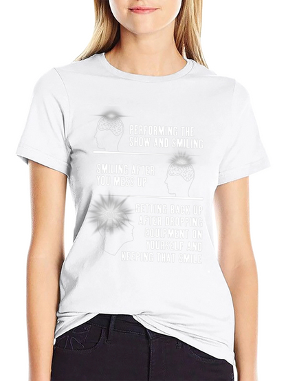 Performing Smiling Brain Black T-Shirt
