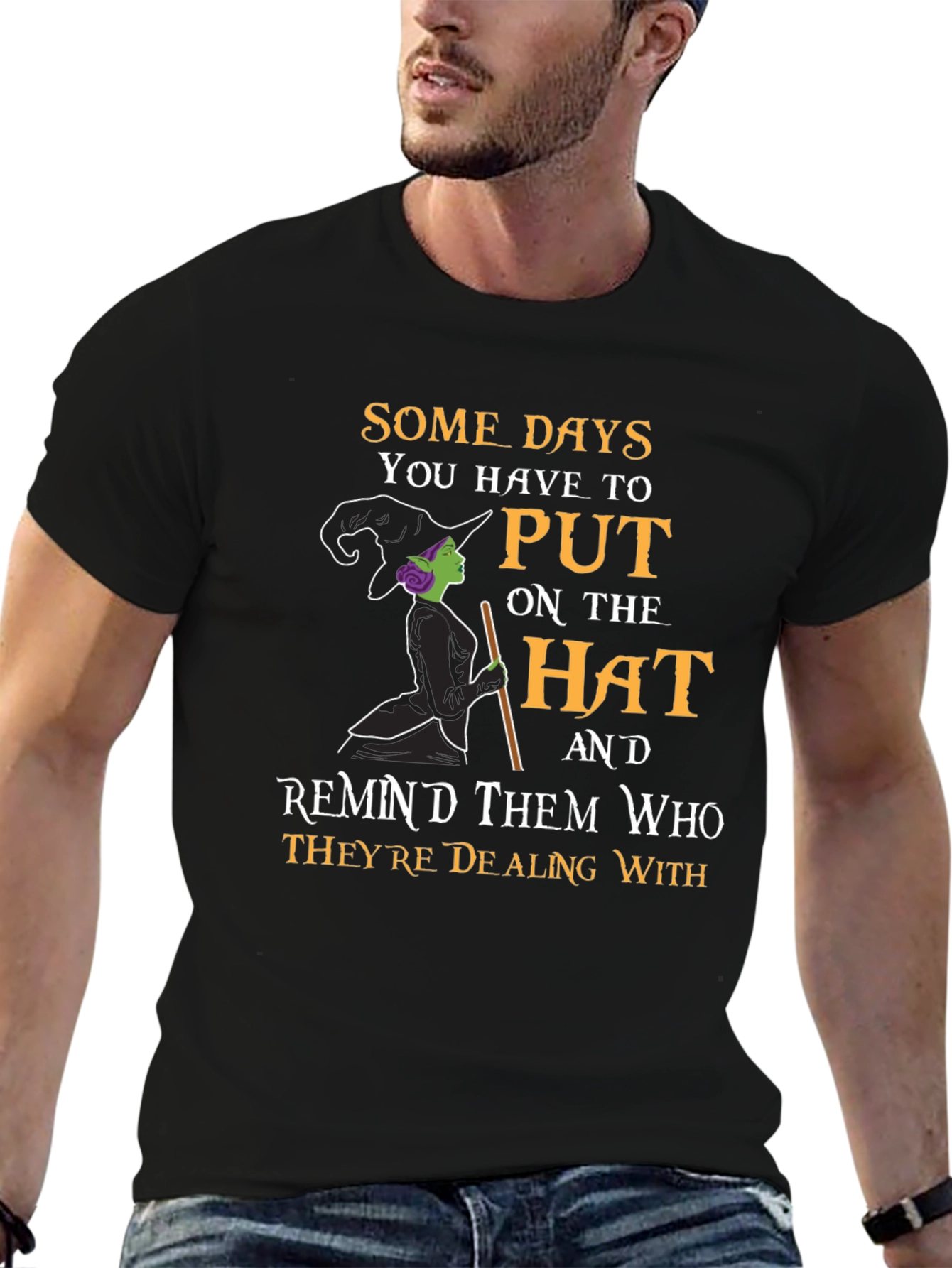 Witch Hat T-Shirt: Spooky Season Apparel