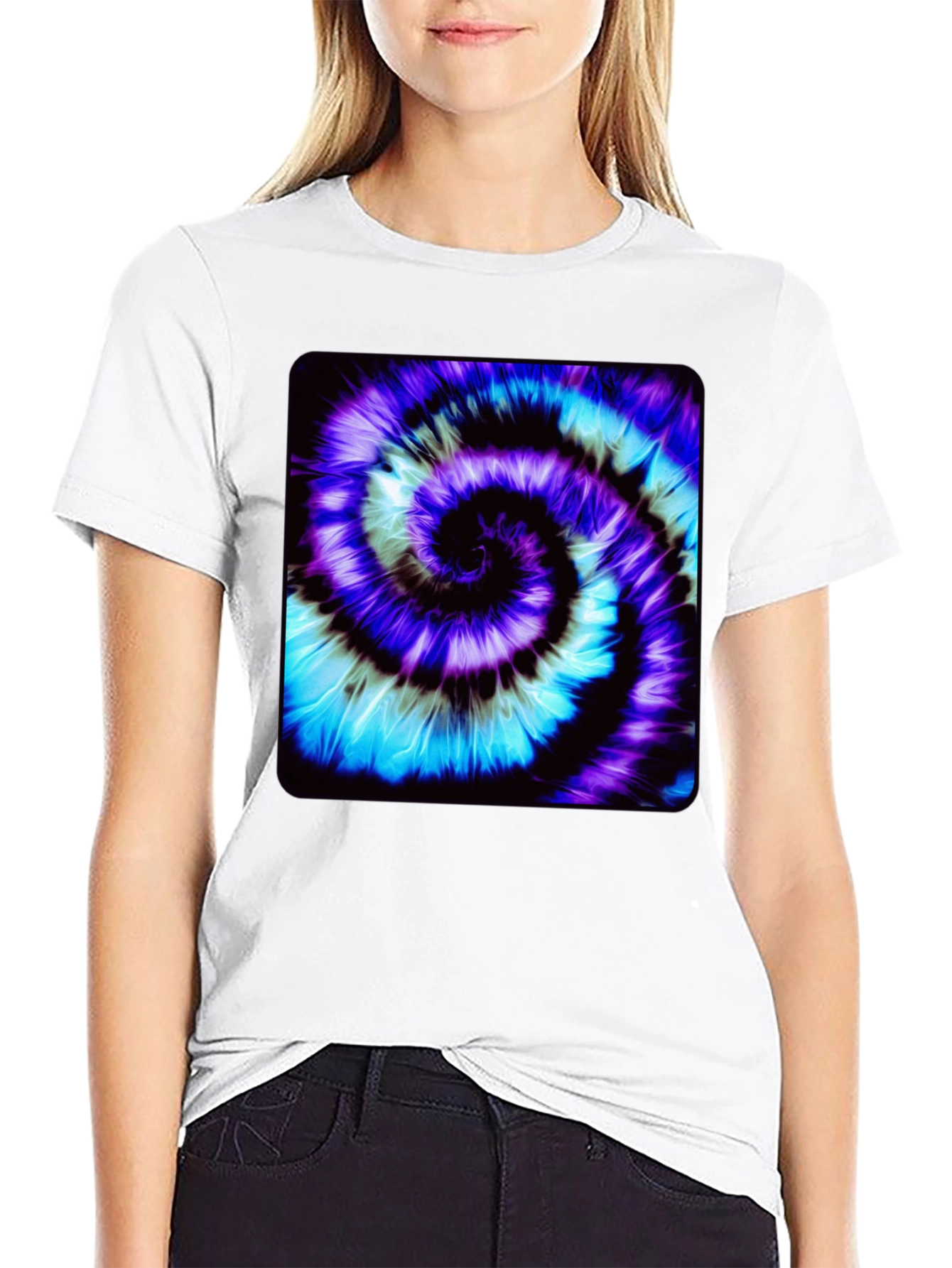 Spiral Tie-Dye Graphic Tee