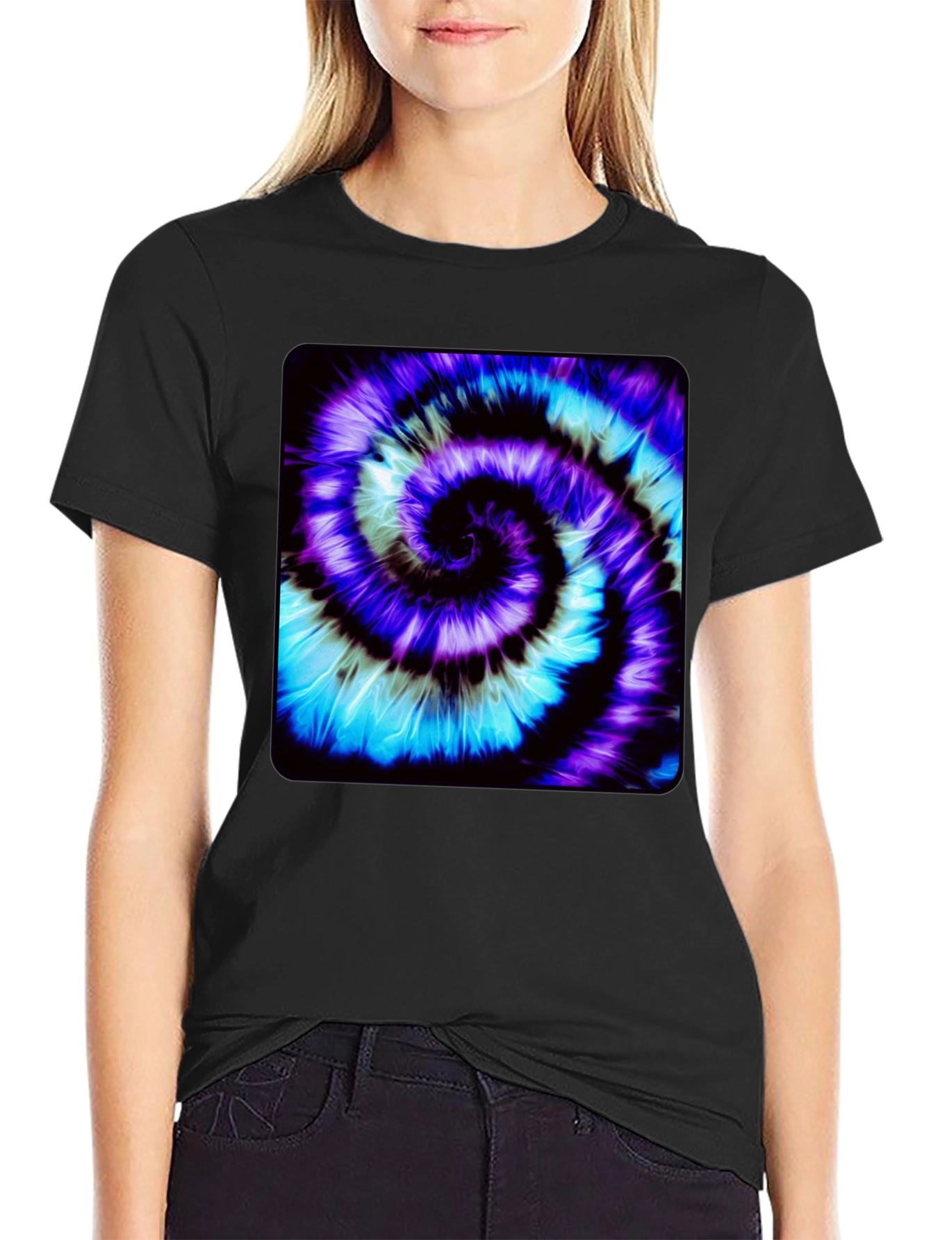 Spiral Tie-Dye Graphic Tee