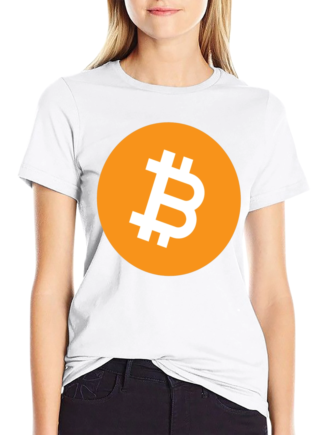 Bitcoin Logo T-Shirt - Cryptocurrency Style