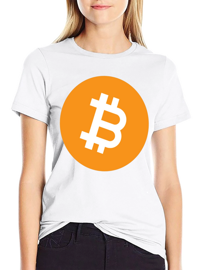 Bitcoin Logo T-Shirt - Cryptocurrency Style