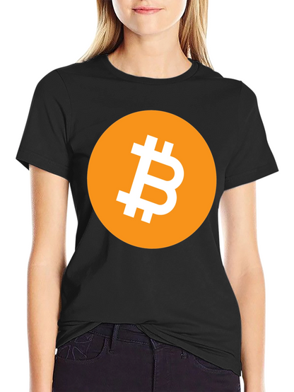 Bitcoin Logo T-Shirt - Cryptocurrency Style