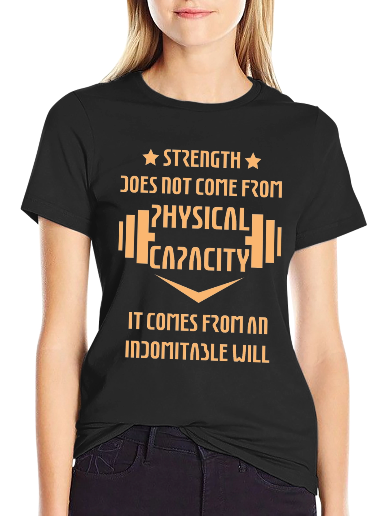 Strength Indomitable Will Graphic T-Shirt